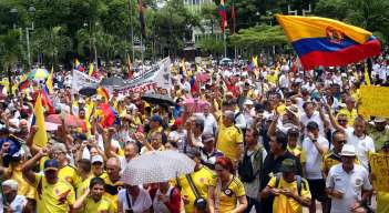Marcha 21 de abril contra las reformas del gobierno Petro 