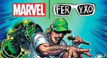 Esta es la portada del comic que Feid compartió el año pasado tras anunciar la colaboración con Marvel.