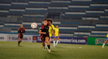 Colombia vs Brasil en el Sudamericano Femenino sub-20. Foto: FCF