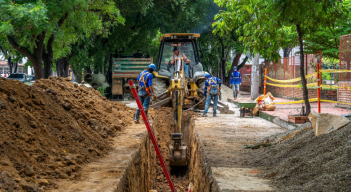 Las obras de reposición iniciaron en el mes de marzo./ Cortesía/ La  Opinión.