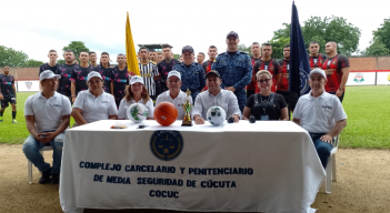 El Cocuc dio inicio al campeonato interpatios./ Cortesía