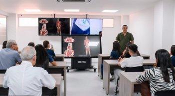 Unisimón presentó el Laboratorio de Morfofisiología