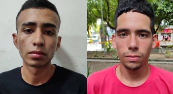 Llevaban un revólver en un taxi y la Policía los capturó