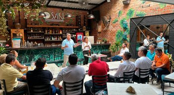 Empresarios sostuvieron una reunión con PorkColombia./ Foto La Opinión