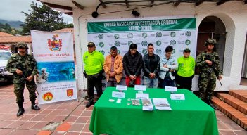 Policía capturó a ‘Los Misioneros’ de la droga en Pamplona