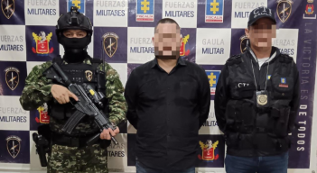 El sujeto se disponía a cobrar el monto extorsivo cuando fue detenido.