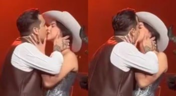 Christian Nodal y Angéla Aguilar al parecer se casaron