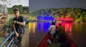 'Jeykon' le dio otra cara al puente de La Gabarra