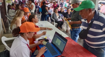Durante la jornada se brindó servicio de actualización de Sisbén. 