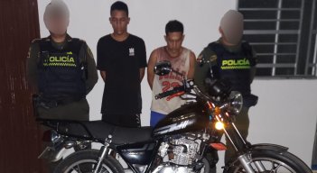 Las autoridades lograron dar con la ubicación y recuperación de la motocicleta hurtada.