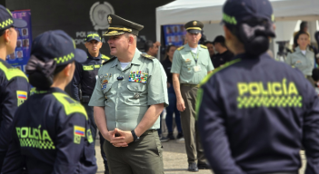El coronel William Quintero, comandante de la Mecuc, ya tiene bajo su mando al contingente de 126 policías que vienen a reforzar la seguridad en Cúcuta.