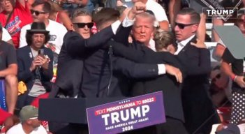 ataque en pensilvania en campaña de Donald Trump