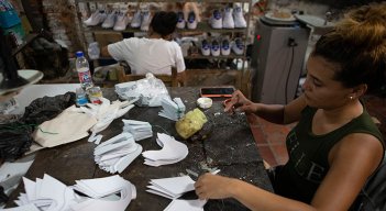 Los empresarios del calzado presentan acumulación de inventarios por la baja dinámica comercial en Cúcuta y el país./ Foto La Opinión