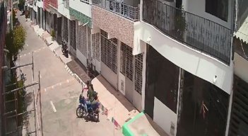 En videos quedó el robo
