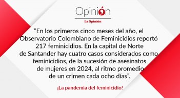 ¡La pandemia del feminicidio!