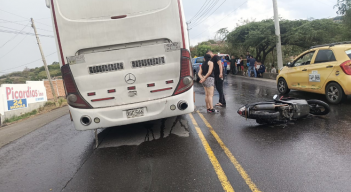 El accidente ocurrió en la vía que comunica a Cúcuta con El Zulia.