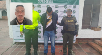 Orlando Gamboa fue capturado por el delito de acceso carnal violento contra una menor de edad.