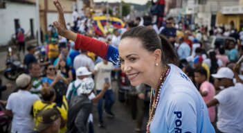 María Corina Machado, líder de la oposición