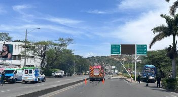 Monumental trancón en Cúcuta 