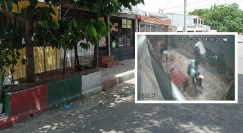 El hecho de intolerancia quedó registrado en las cámaras de seguridad.