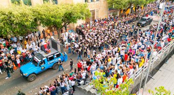 Los cierres viales por las actividades de las ferias generaron trancones, las  cuales afectaron la dinámica productiva de la ciudad./ Foto Cortesía