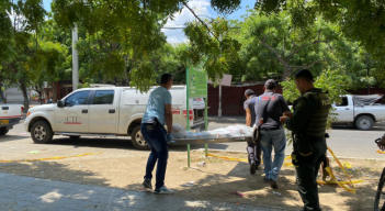 La Brinho se encargó del levantamiento del cadáver e inspección de la escena.