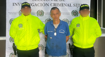 Gonzalo Amado Rey fue capturado por el delito de porte ilegal de armas.