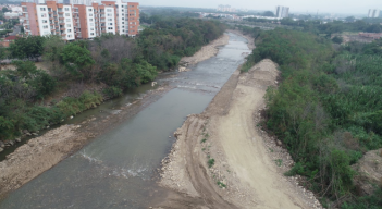Las lluvias en la cabecera del río Pamplonita ha permitido que el nivel se mantenga en el rango normal. 