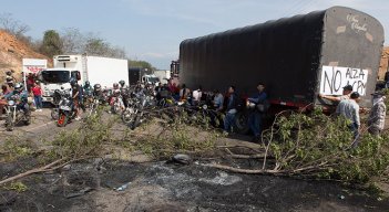 El alza de $1.904 en el ACPM, que motivó la protesta, significaba un ahorro de $1,6 billones en recursos públicos./ Foto La Opinión