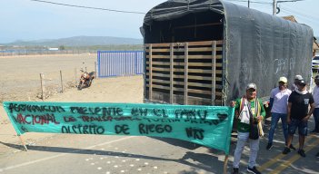 Paro camionero en Norte de Santander. / Foto: Laura Serrano