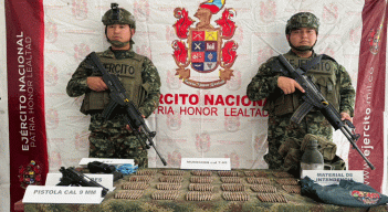 Ejército Nacional, incautación tras combate con ELN