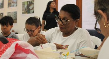 20 familiares de personas desaparecidas hacen parte del costurero de mujeres buscadoras. / Foto. Cortesía.