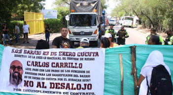 Damnificados de Valles del Rodeo protagonizaron trancón reclamando beneficios a cuatro años de la tragedia.
