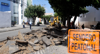 La avenida 3 entre calles 18 y 20 es uno de los sectores intervenidos.