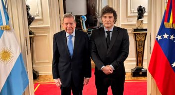 Edmundo González ya está en Argentina con Javier Milei. Foto cortesía