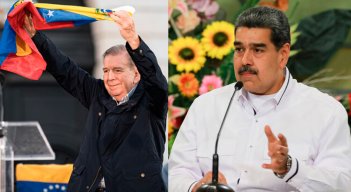 Nicolás Maduro y Edmundo Gonzalez