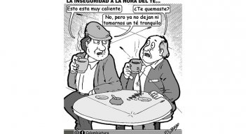 La inseguridad a la hora del te