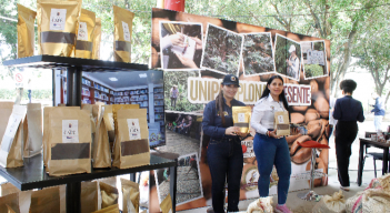 Unipamplona presente con su variedad de café.