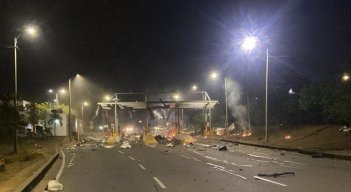 Noche violenta en Villa del Rosario: volado peaje y ataque al CAI de La Parada