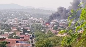 Incendio en La Victoria  Atalaya