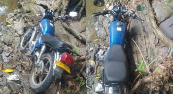 Hallan motocicleta del menor secuestrado en Sardinata