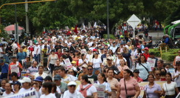 Masiva asistencia a marchas en Cúcuta.