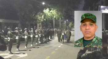El soldado Nader Fabián fue asesinado el 20 de febrero en un combate contra la disidencia de las Farc.