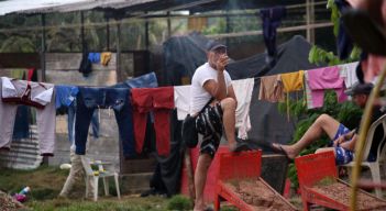 Víctimas de desplazamiento forzado del Catatumbo.