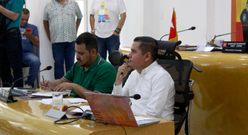 Diego Villamizar, secretario de Seguridad Ciudadana, asistió a control político en el Concejo.