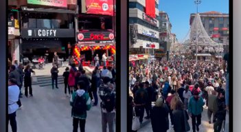 Sismo en Estambul. Foto: captura de pantalla