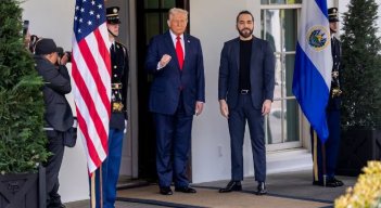 Bukele en Estados Unidos. 