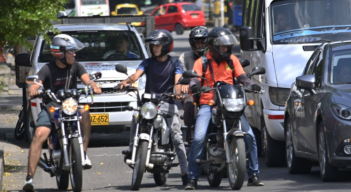 Motociclistas en Cúcuta.