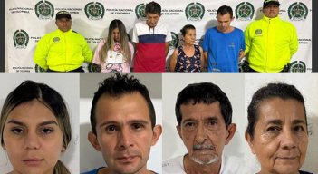 Un juez dictó medida de aseguramiento en la cárcel a Hugo Miguel Hazbún Reyes, Juan Carlos Domínguez Medina, Laura Vanesa Escamilla García y Ruth Marleny Medina Díaz. / Foto: Cortesía.