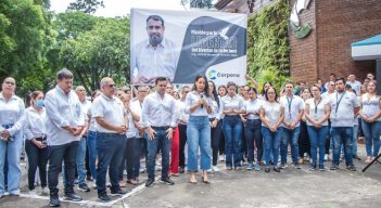 Plantón llevado a cabo en Corponor para pedir la liberación de director de Codechocó/Foto cortesía